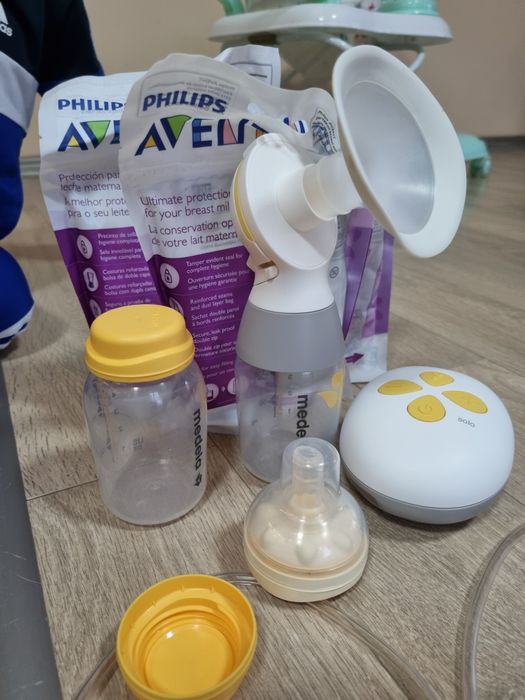 Електрическа Помпа за кърма Medela solo с подаръци