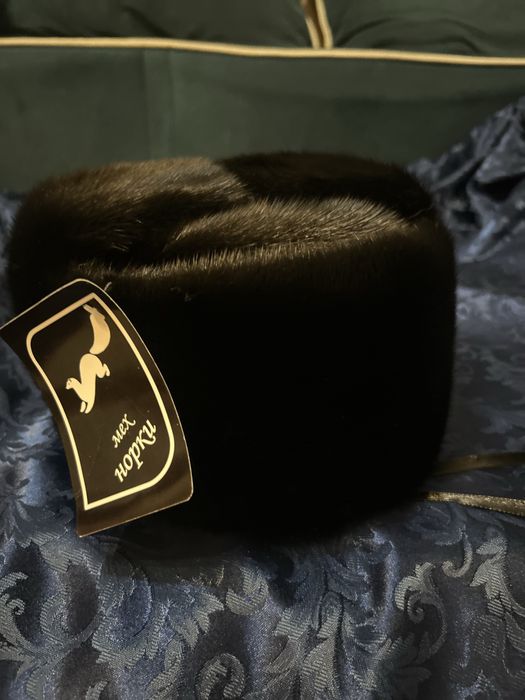 Норковая шапка размер 56