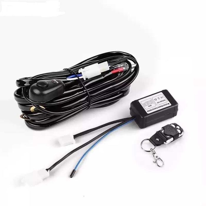 Комплект Кабели Окабеляване с ДИСТАНЦИОННО за ЛЕД БАР,халоген- 12V 24V