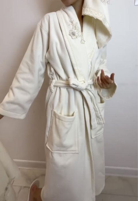 Халат махровый набор vevien collection