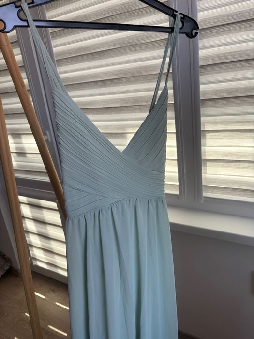 Официална рокля злена мента