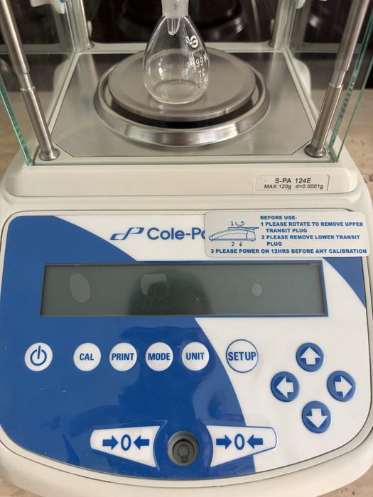 Cantar analitic Cole-Parmer Model: S-PA 124e