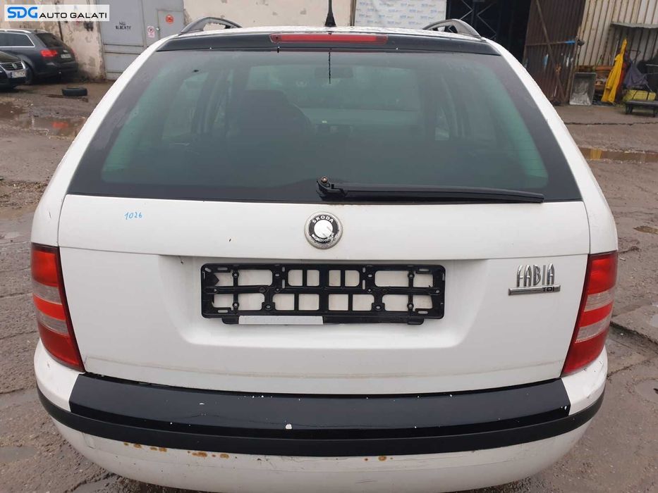 Brat cu Lama Stergator Luneta Geam Sticla de pe Hayon Haion Portbagaj Skoda Fabia 1 Break Combi 2000 - 2007