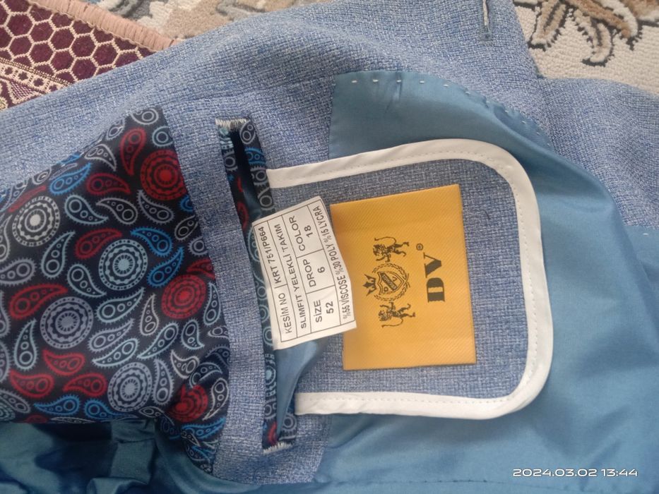 Костюм жакетмен тройка