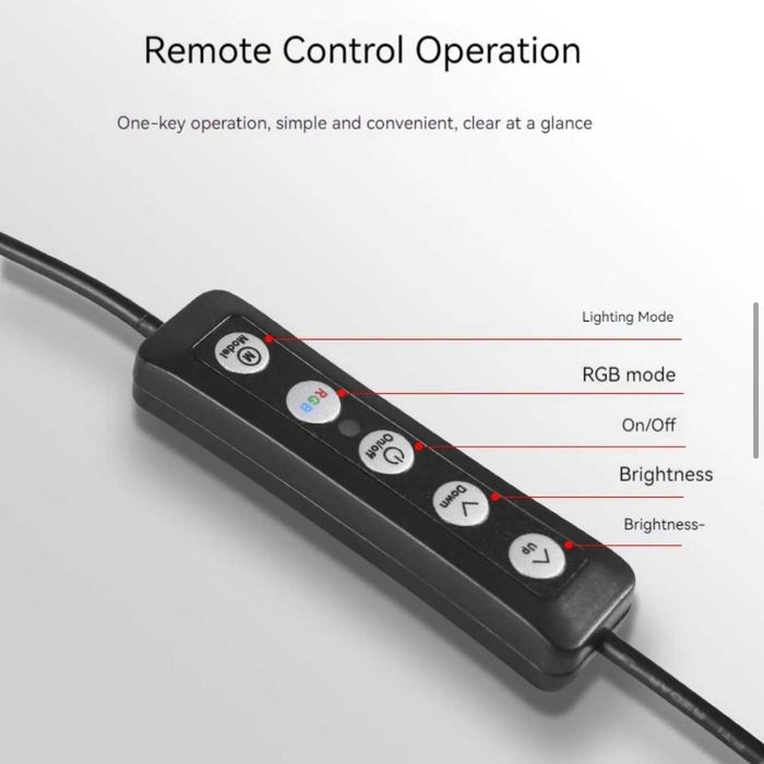 Lampa Circulara LED  TikTok, Youtube Make up - Trepied 210cm Inclus