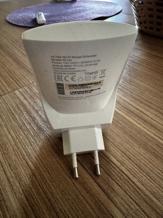 Repeater Wi-fi TpLink Ac750