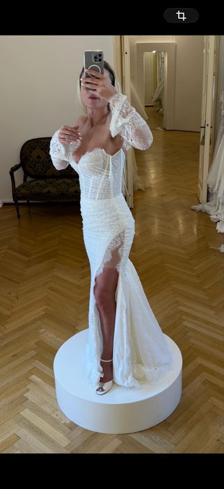 Rochie de mireasa Esposa Bridal Boutique + voal dantela chantilly !