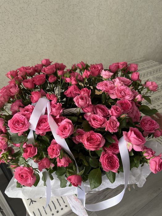 Цветы свежый  сегодня превезли