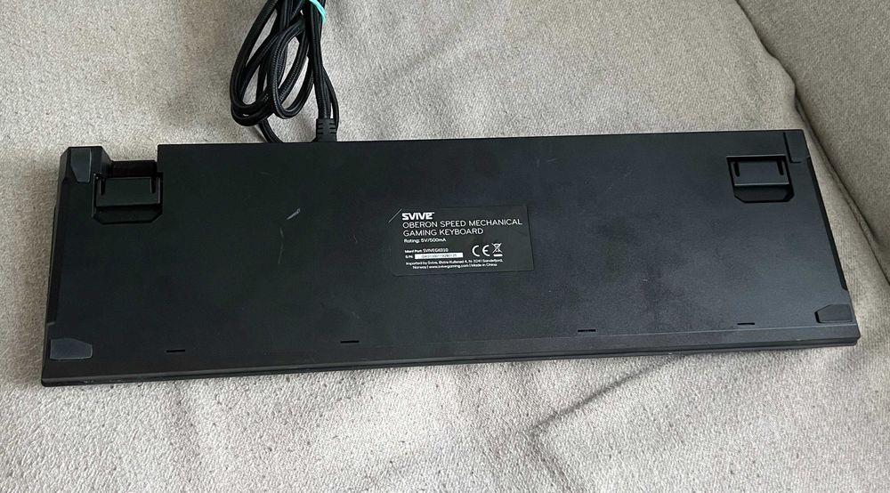 Tastatură mecanică Svive Oberon Speed RGB, switch-uri TTC