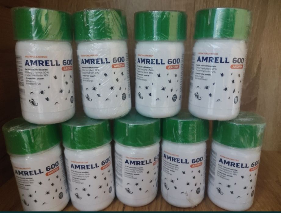 Amrell 600  ликвидирует всех типов насекомых