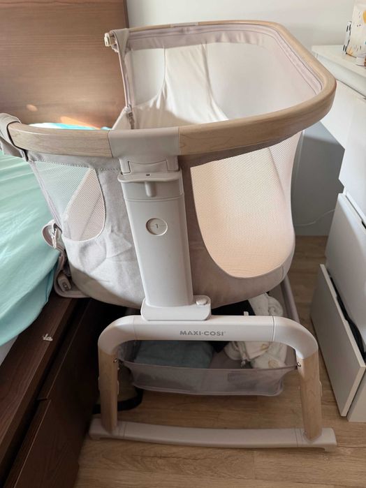 Pătuț co-sleeper Maxi-Cosi Iora Air - Classic Beige