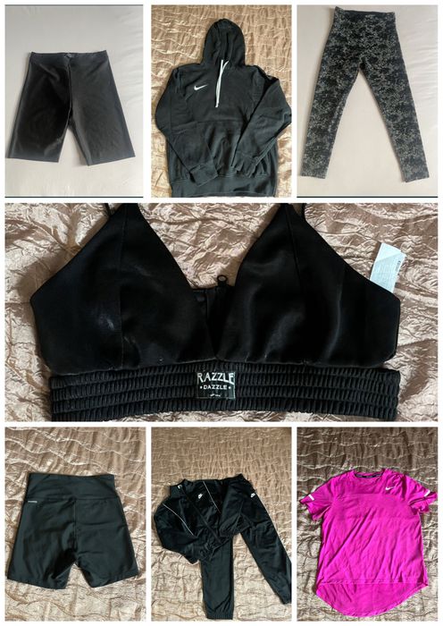 Спортни дрехи Nike, Bershka, Domyos