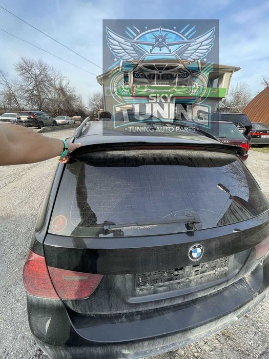 Лип спойлер багажник BMW E91 3 сериа lip spoiler M бмв е91 крило