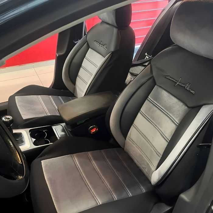Комплект 4 седалки LUX Сива Тапицерия за седалки Comfortline CMF206