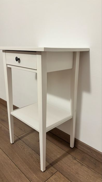Noptieră IKEA HEMNES, albă – stare impecabilă