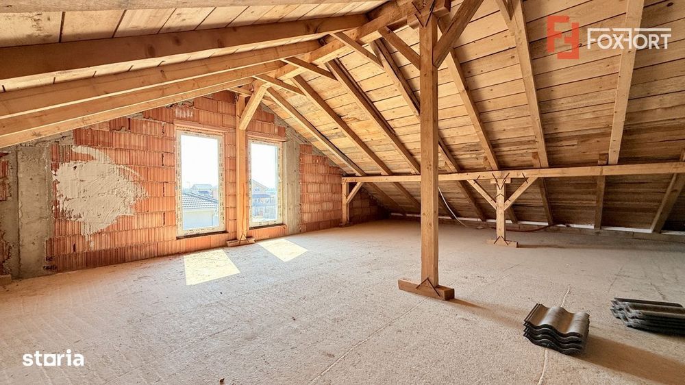 Comision 0% Duplex 3 camere, toate utilitatile + pod mansardabil - Buc