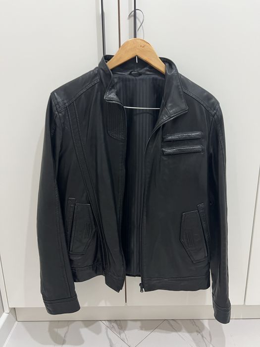 Куртка кожаная размер S