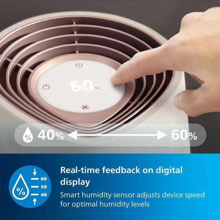 Овлажнител за въздух Philips Series 3000 HU3916 10 NanoCloud