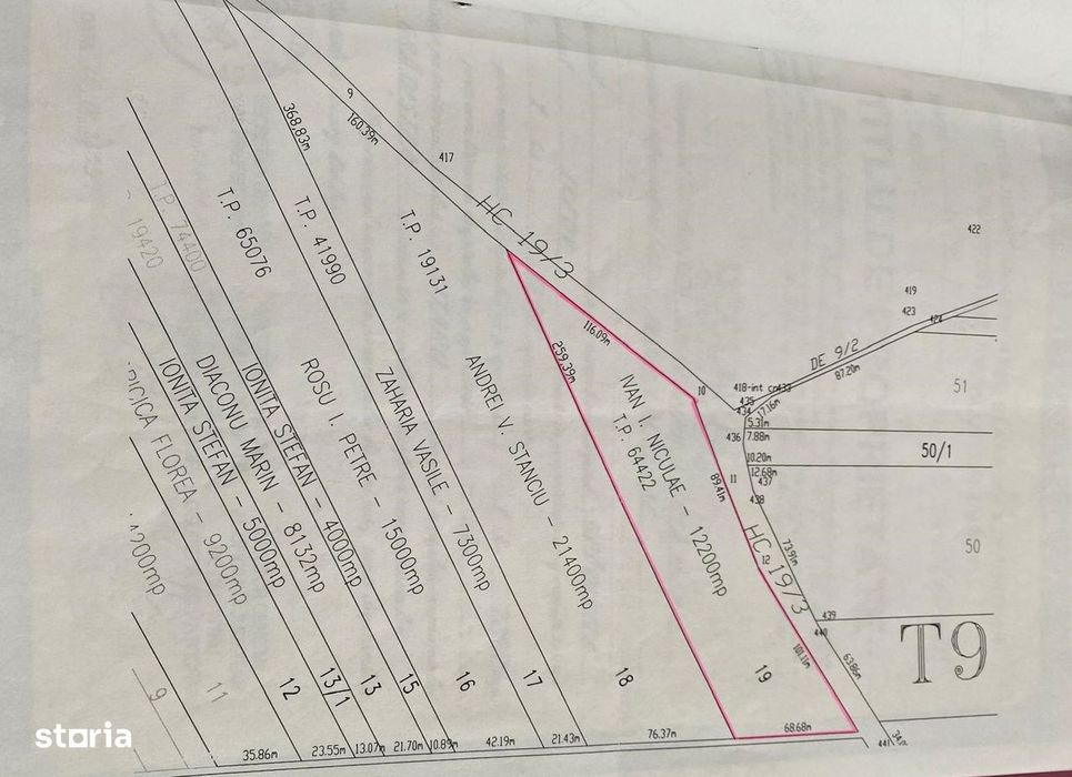 GRADISTEA - Sat Sitaru, teren agricol 11.961mp, ideal investitie