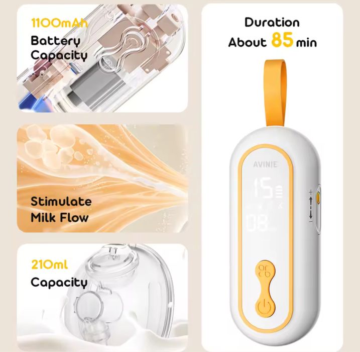 Hands free помпа за кърма