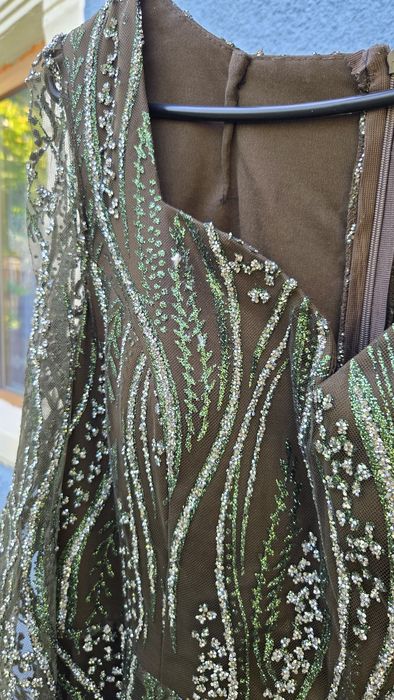 Rochie verde de seara