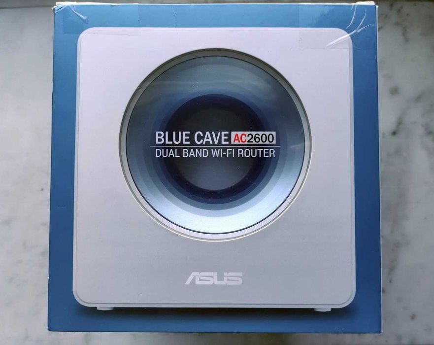 ASUS Blue Cave AC2600 — дизайнерски Wi-Fi рутер, Gigabit, AiMesh, Smart Home - КАТО НОВ