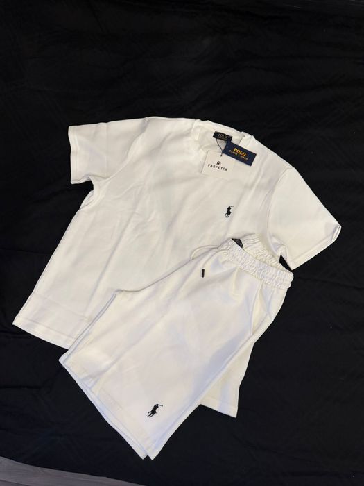 Compleu Polo alb barbatesc