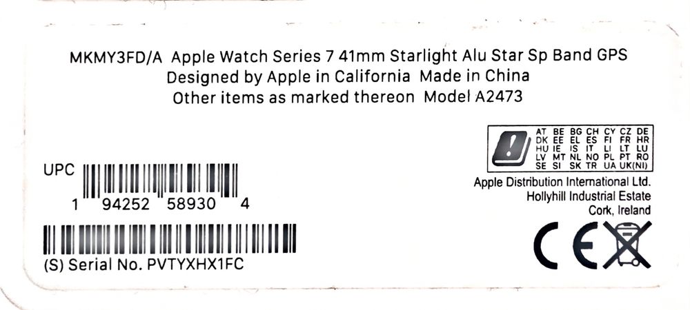 Apple watch  starlight