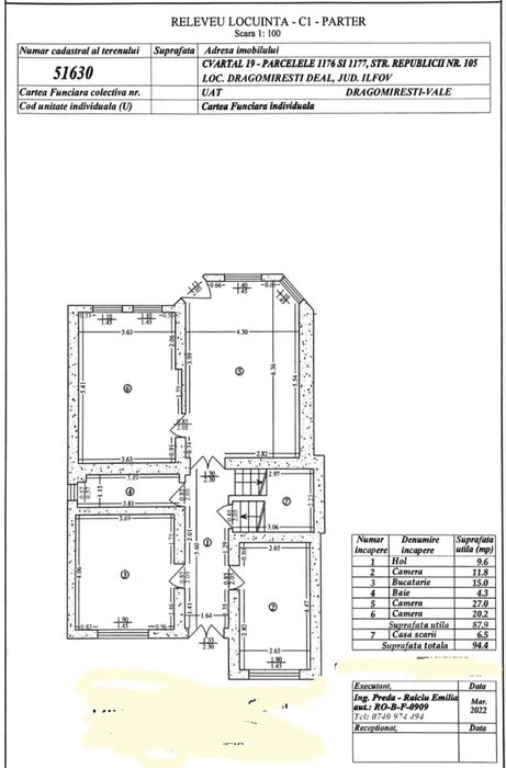 Casa Dragomiresti Deal - 7 camere