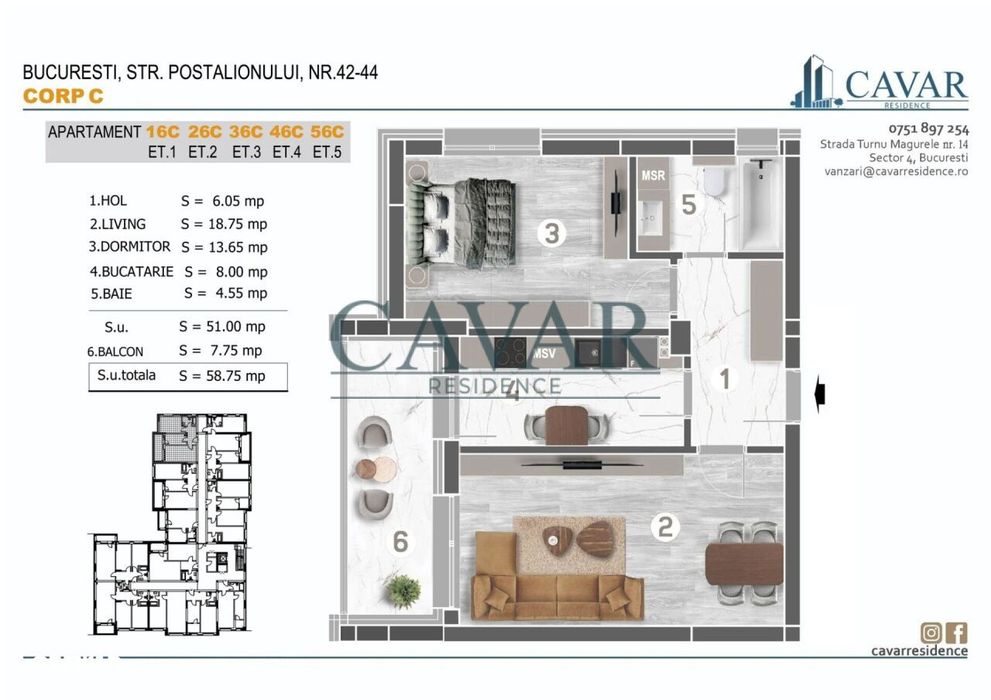 Proiect Nou Cavar Residence Postalionului 42-44 Finalizat