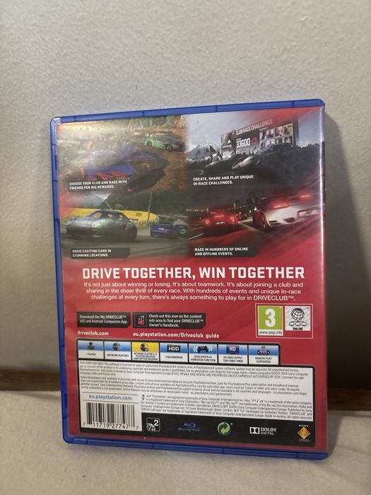 Игра за playstation 4 - drive club