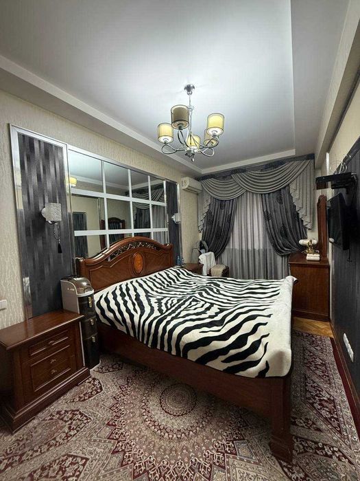 4-комнатная 107 м² с мебелью и техникой. ЖК Замок Счастья, Юнусабад 17