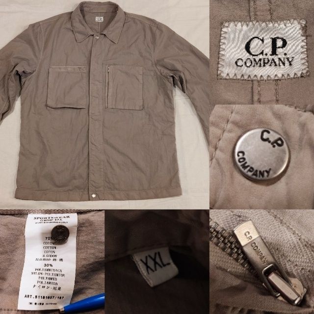 Geaca CP Company mărime XL bărbat fermoar sport casual subțire fâș