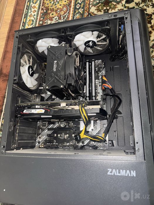 продаю пк 1660 super, i7 10700, 32gb ddr4, z490-v, ssd 512gb