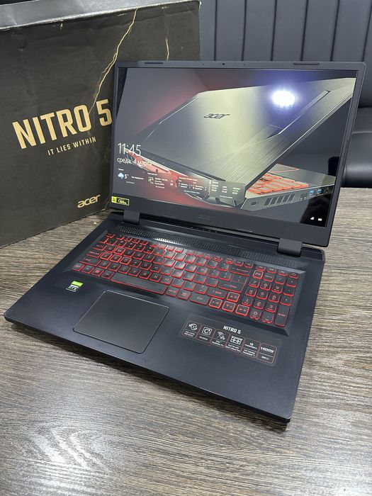 мощный 16-ядерный i5 ноутбук Acer NITRO 5, для графики и игр