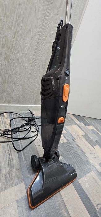 Прахосмукачка вертикална 2в1  AYCO HAVC-230, 600W, 500 мл, HEPA филтър, Циклон, Черен/оранжев