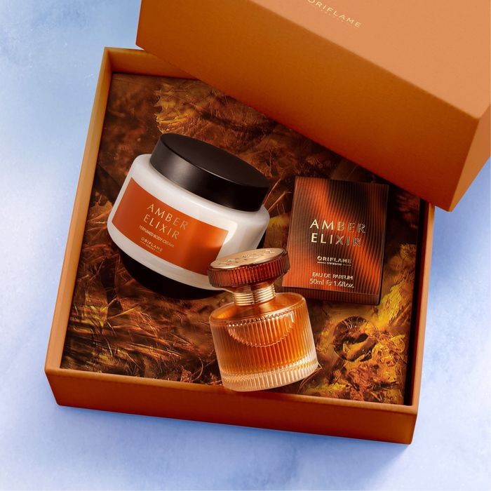 Комплект парфюмна вода Amber Elixir и крем за тяло