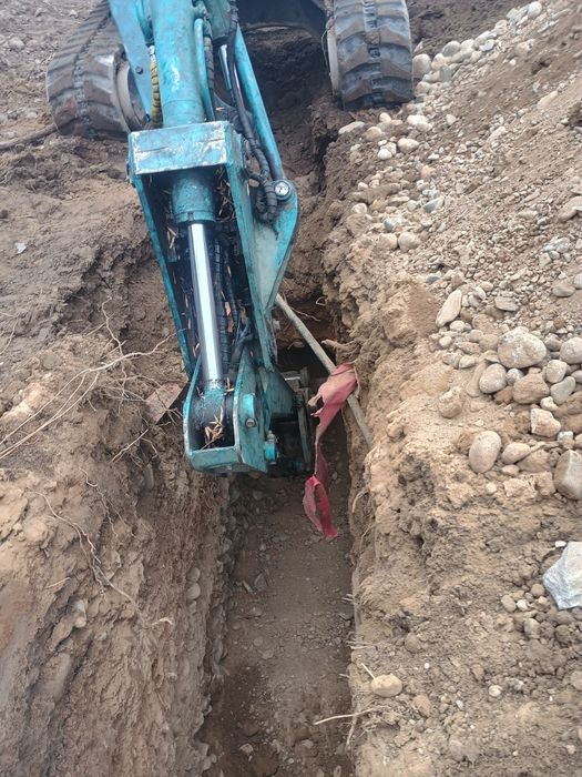 Экскаватор Тараз мини  трактор малютка , водопровод Су кіргізу септик