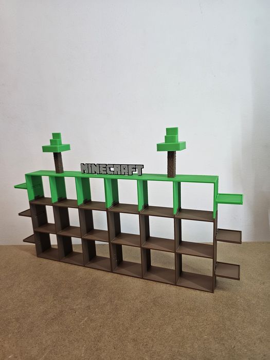 Suport Printat 3D pentru Figurine Minecraft Kinder Joy - 28 Locuri
