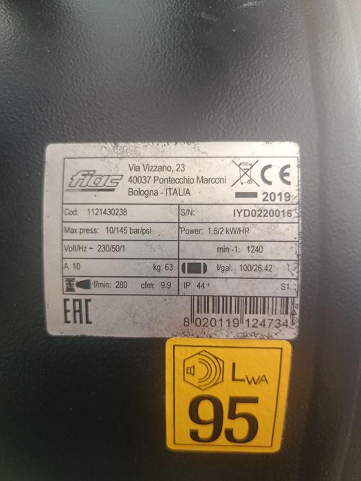 Compresor Fisc Industrial 95 L