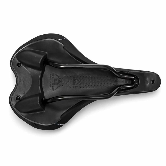Седалка за велосипед Selle Monte Grappa Bora, черна, Made in Italy
