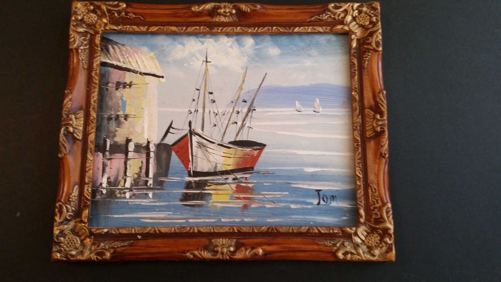 2 прекрасни картини, рисувани с маслени бои на фазер.