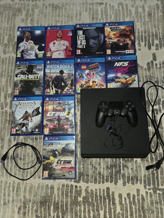 Vand ps4 slim 825GB in stare excelenta