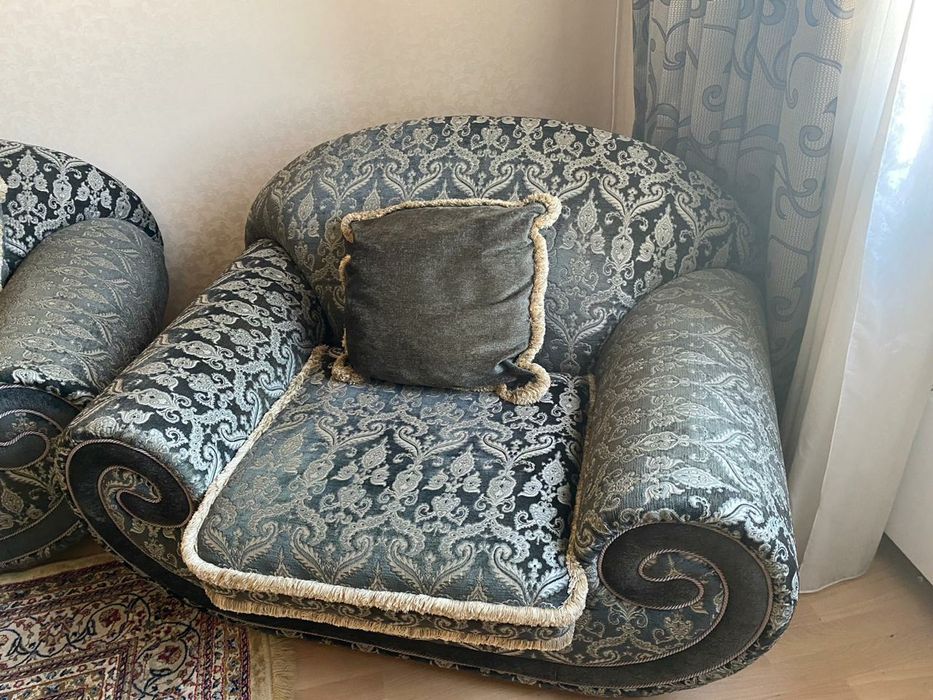 Диван-кровать раскладной +2 кресло