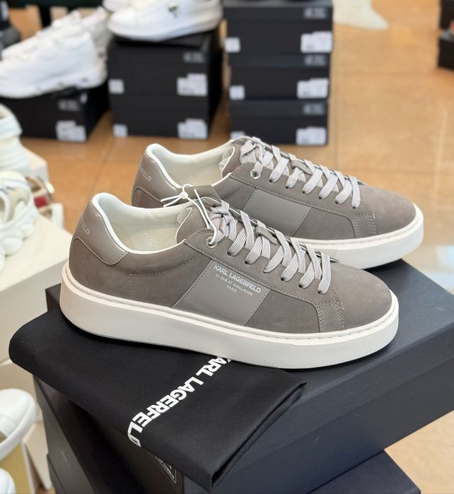 Мъжки маратонки KARL LAGERFELD – Оригинал – №41 – Сиви – 139€