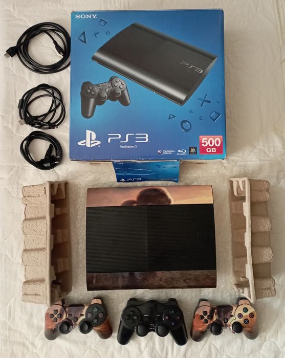 Soni PS3 Super Slim 76 игр, 500гб, Hen