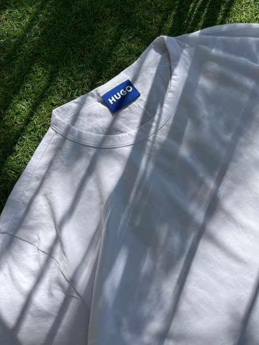 Мъжка блузка с къс ръкав : HUGO Naolo Regular Fit Blue M