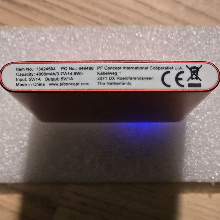 Baterie externa de 4000 mAh