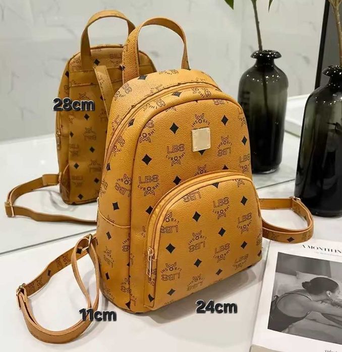 Стилна раница MCM – луксозен дизайн и отлично състояние нова