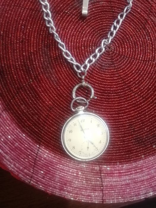 Механичен часовник джобен руски мълния